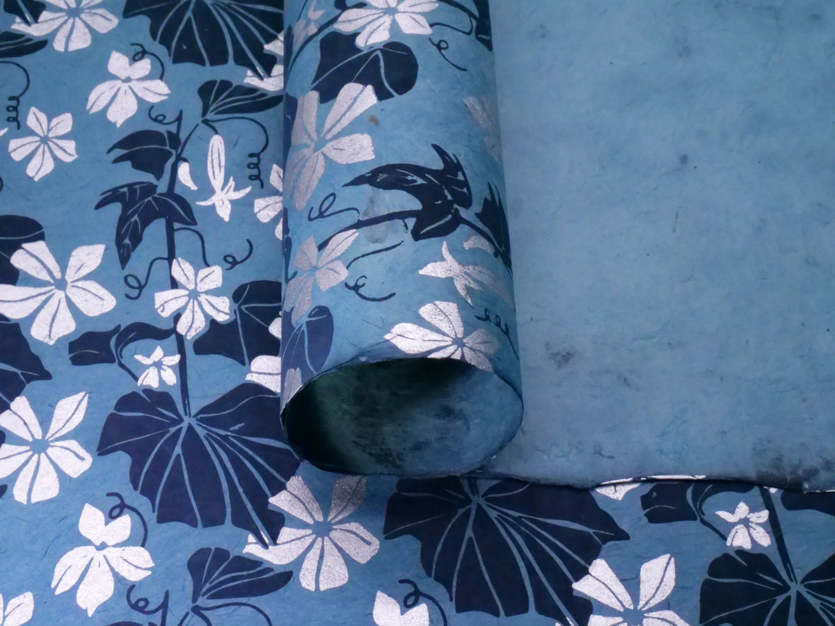 Nepali Paper Ivy - Dragon Blue– Shepherds Arts
