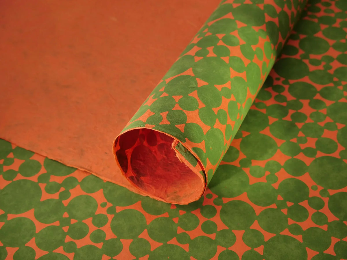 Nepali Paper Orbs - Pumpkin– Shepherds Arts