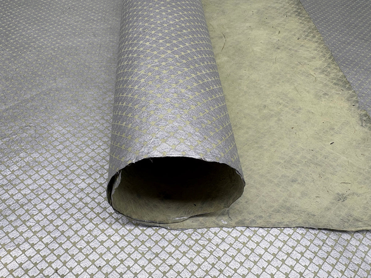 Nepali Paper Grid - Silver– Shepherds Arts