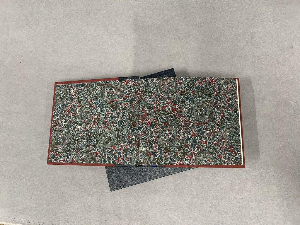 Guarded photo album inside cover